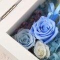 New products Wooden preserved fresh Flower Box frame good gift for Mother's day mother's day souvenir